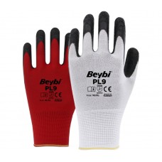 PL9 POLYESTER ÖRME LATEKS ELDİVEN