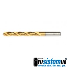 HSS-E DIN 338 SİLİNDİRİK SAPLI MATKAP UCU - TiN KAPLAMALI