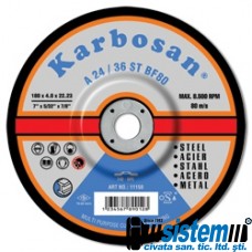 METAL TAŞLAMA DİSKİ A 24/36 ST BF80